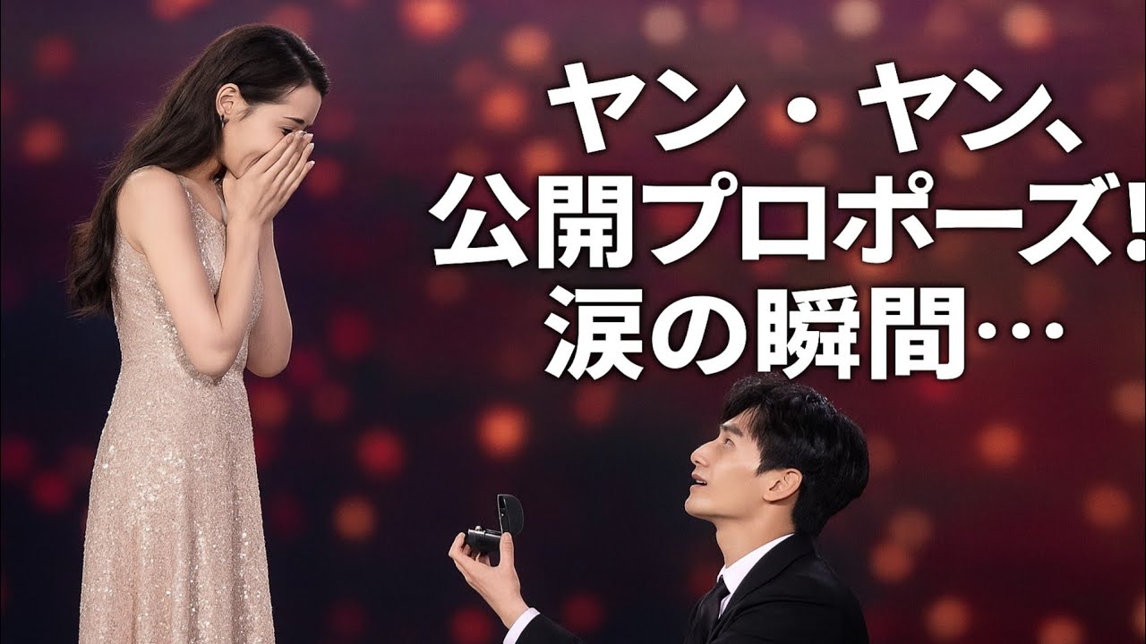 💍感動の瞬間！ヤン・ヤンがディリラバに公開プロポーズ&hellip;中国中が涙🥹✨