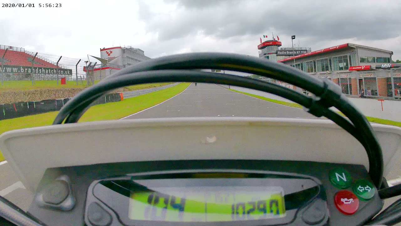 Brands Hatch Track Day 16/8/2021 Husqvarna SM 701.. 7 Minutes 57 Seconds from Disasters.