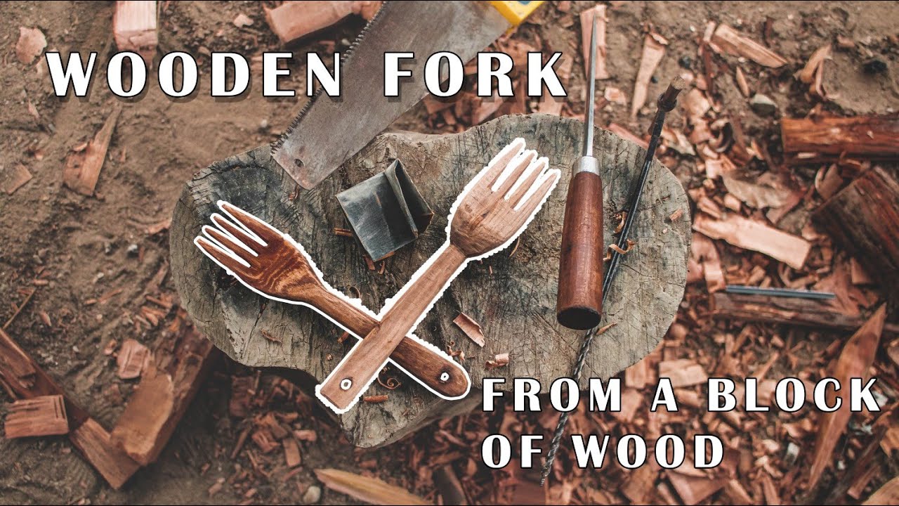 Making a Wooden Fork with Handtools | Woodcraft |