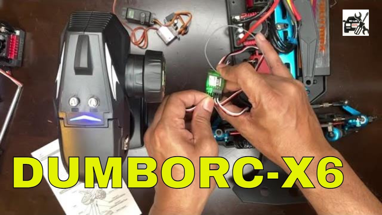 DUMBORC-X6 2.4Ghz 6 Channel RC Transmitter with Gyro testing