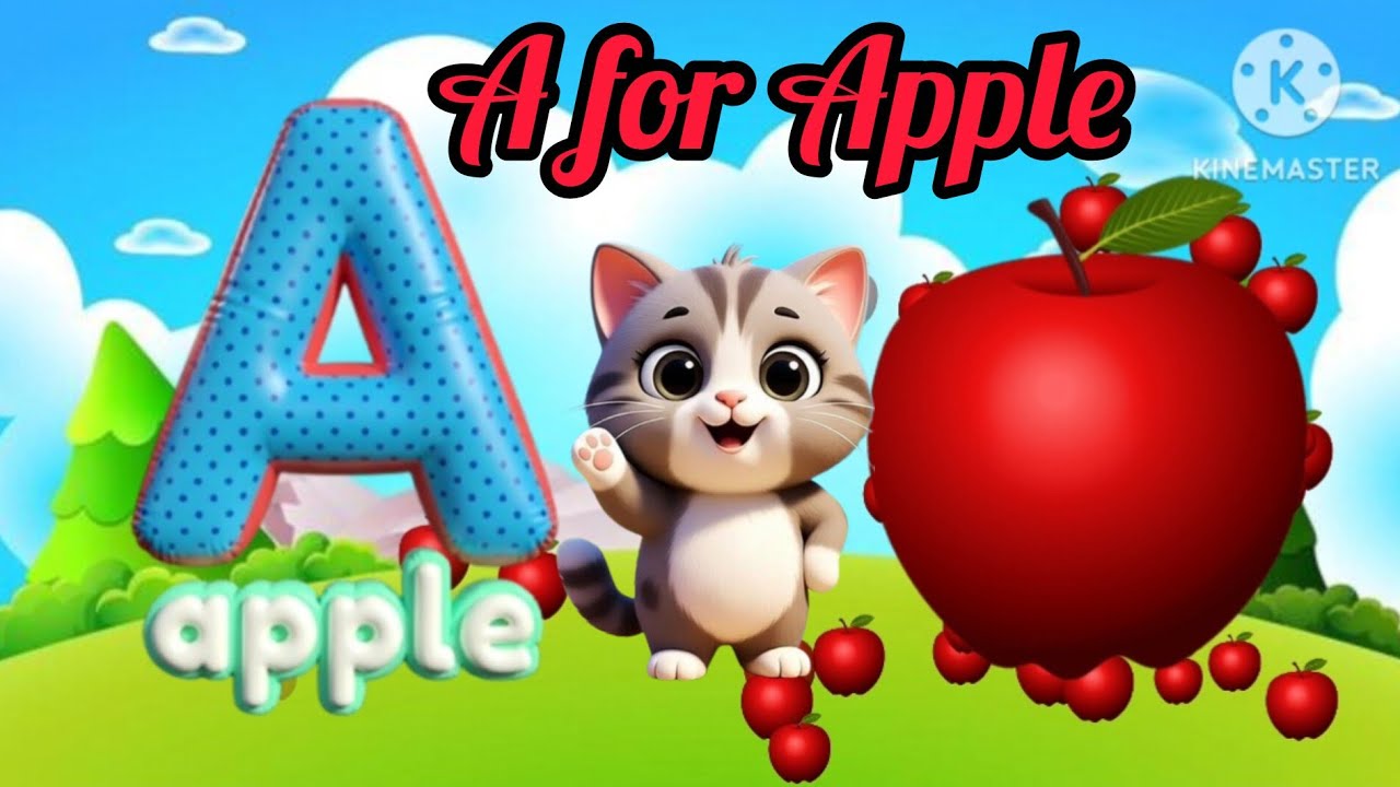 A for Apple 🍎 | Hindi Alphabet Song | ABC Songs for Kids | Kids Learning Video