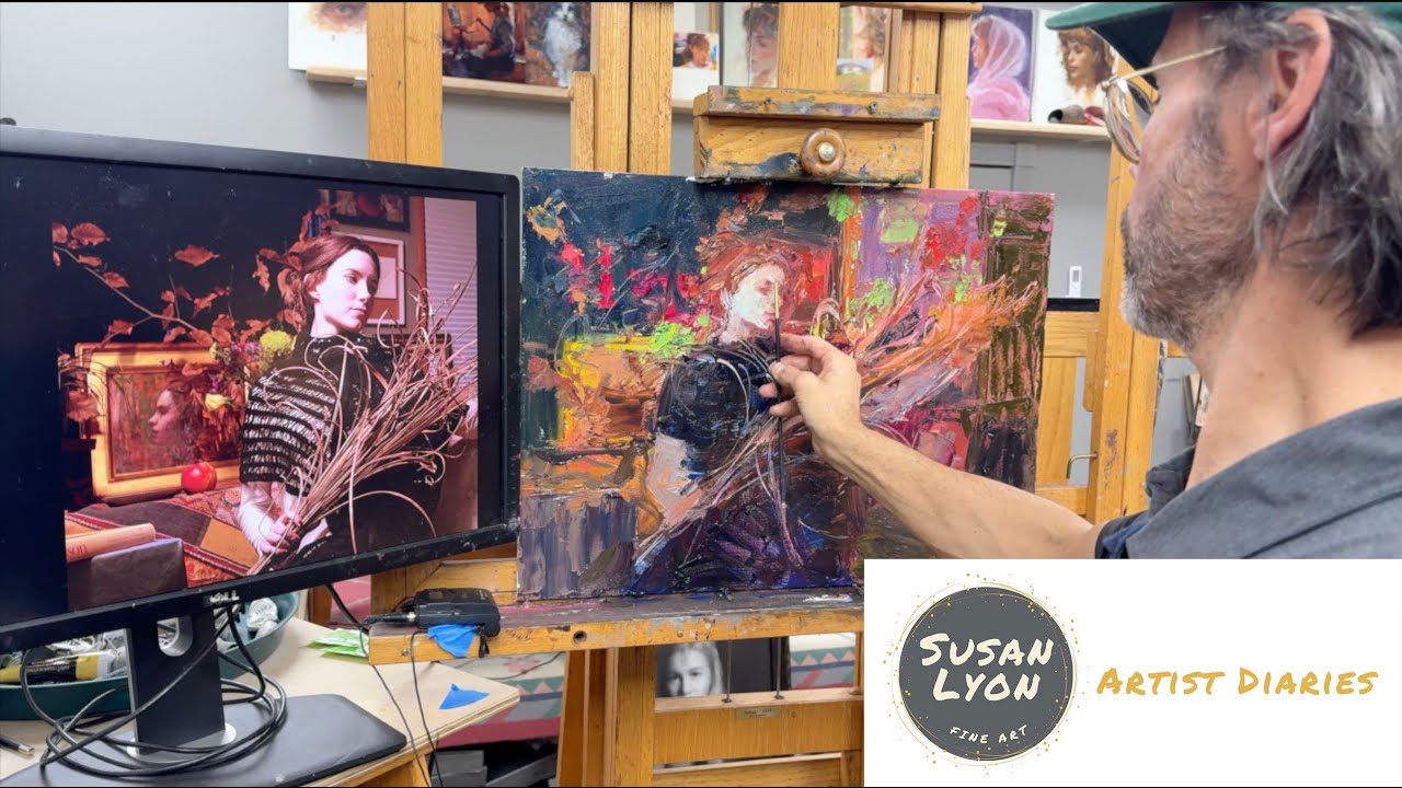 Painting with friends and Scott demos