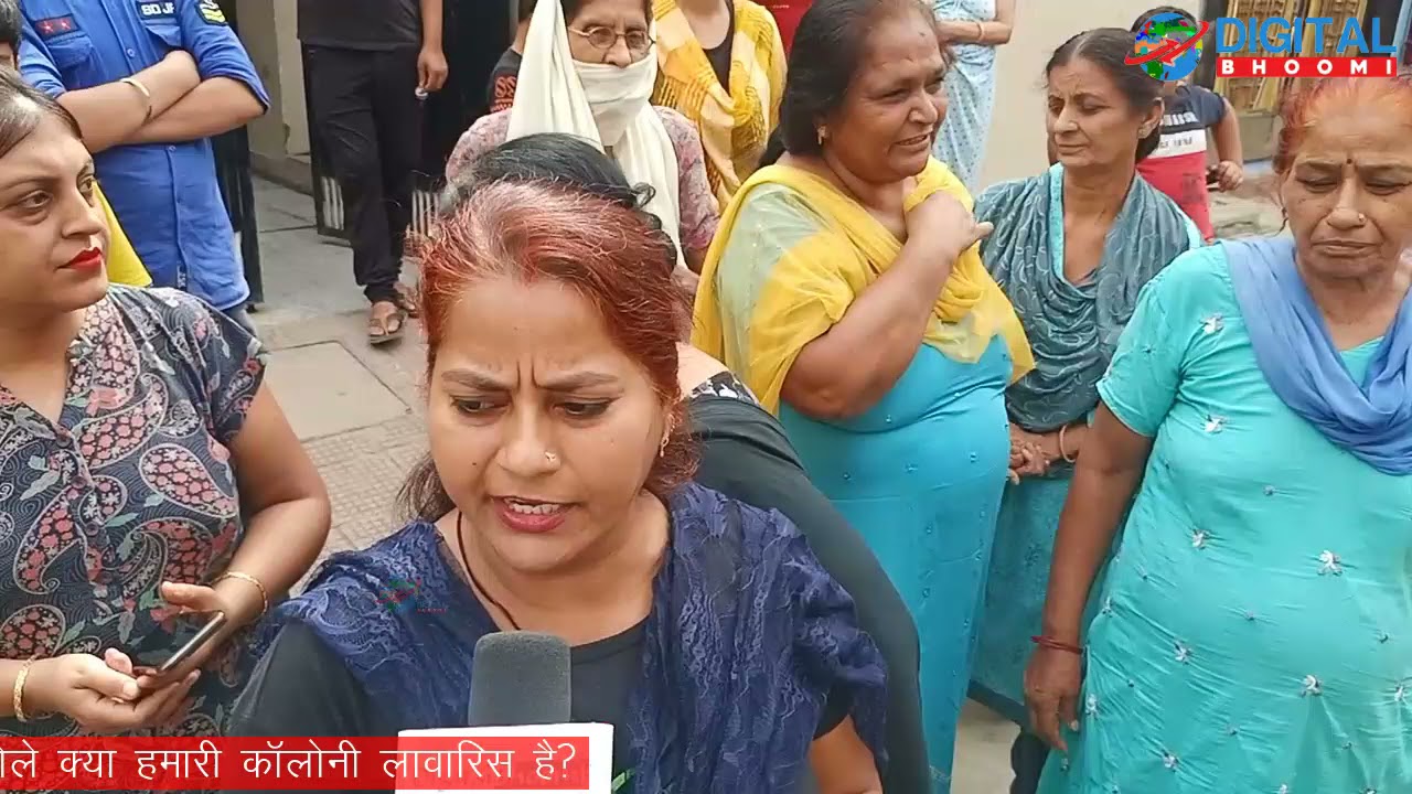 Rohtak Ward 19 New Chinyot Colony, anger among the local people due to the filling of sewerage water