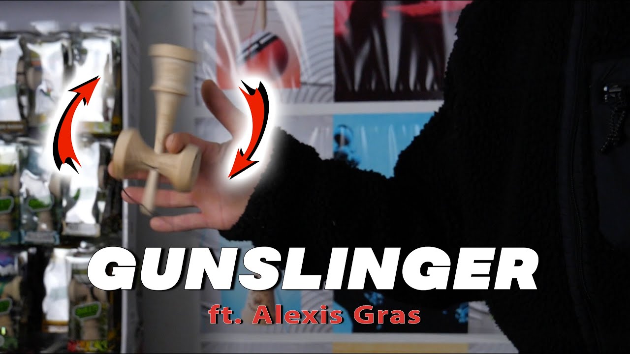 Kendama Tutoriel: GUNSLINGER (Pull up & Swing spike) - Sweets Kendamas France