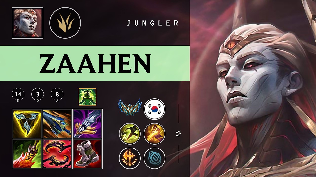 Zaahen Jungle vs Viego - KR Challenger Patch 26.03