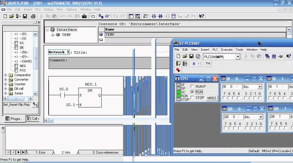 SIMATIC STEP 7 Professional set/reset