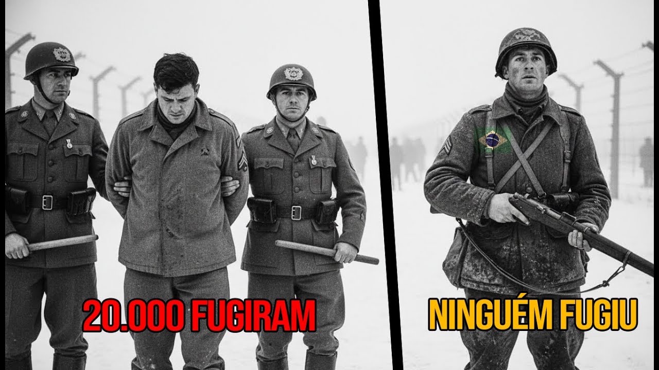 EUA precisou PRENDER seus Covardes. O Brasil deu uma lição de Lealdade na Guerra.