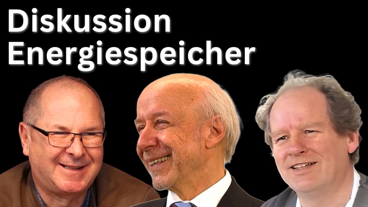 Brasseur & Züttel: Energiespeicher, Wasserstoff, Batterie, H₂ | Eduard Heindl Energiediskussion #001
