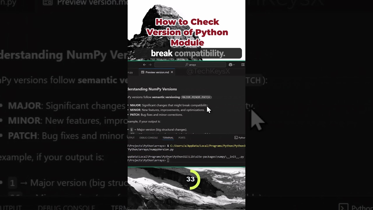 How to Check Version of Python Module