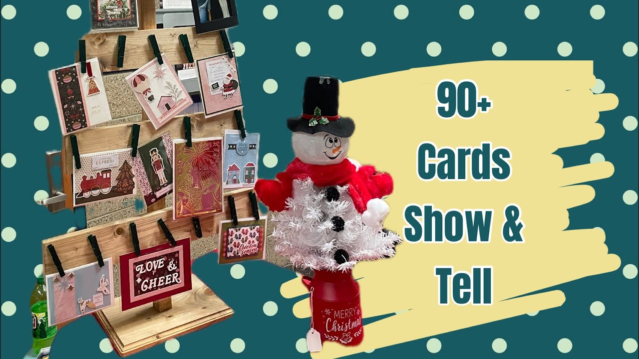 Craft Show Handmade Cards   Show and Tell Style Over 90 Cards Created 