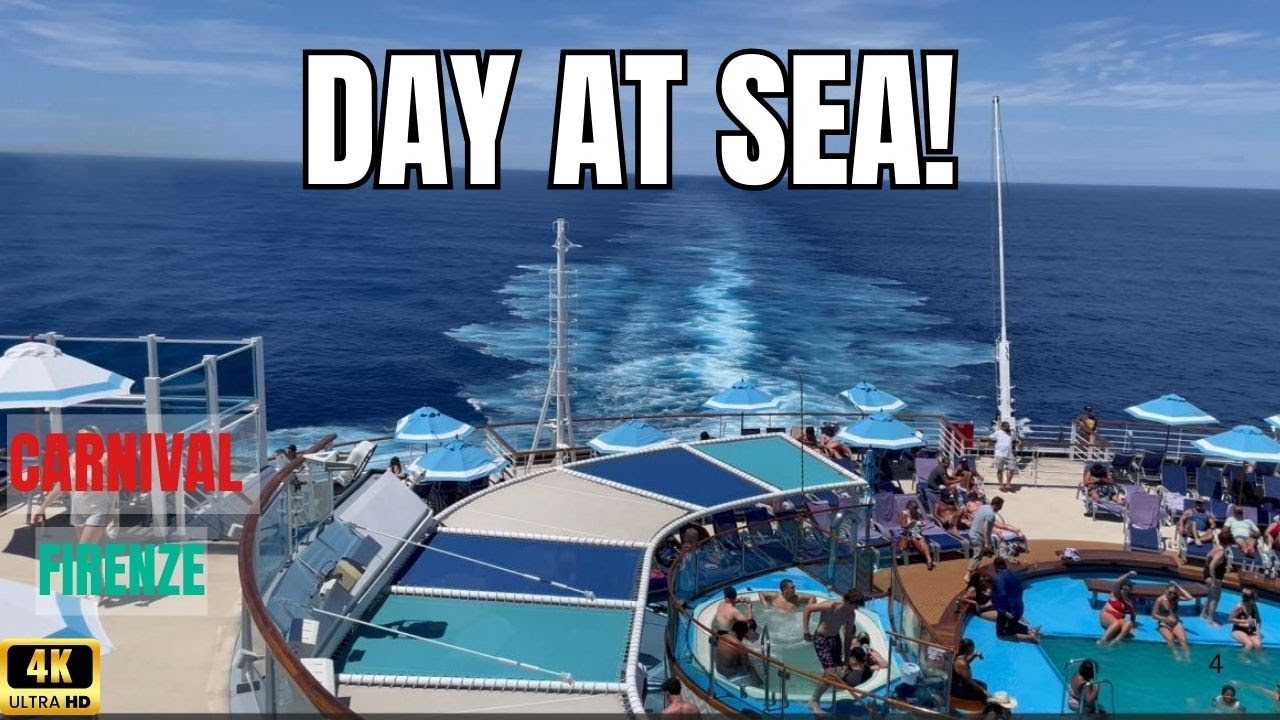 Day 2 Sea Day on Carnival Firenze | Food, Views & Ship Life