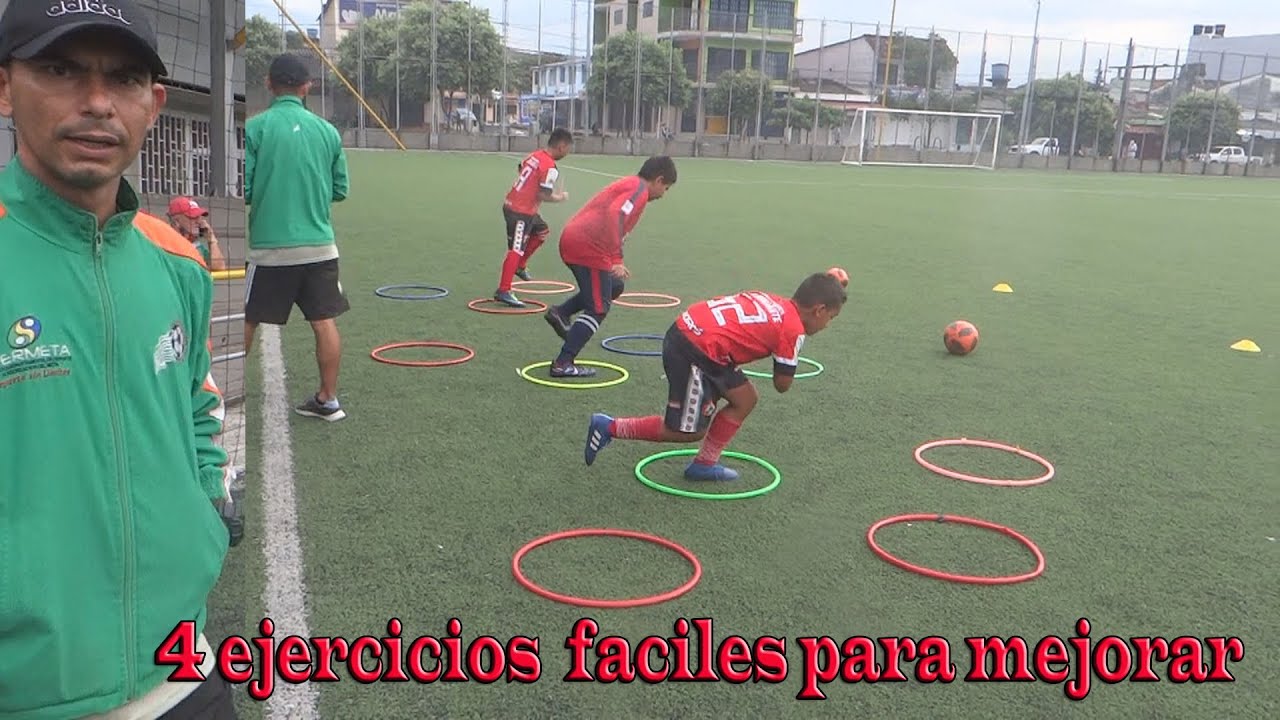 4 ejercicios de futbol coordinativos