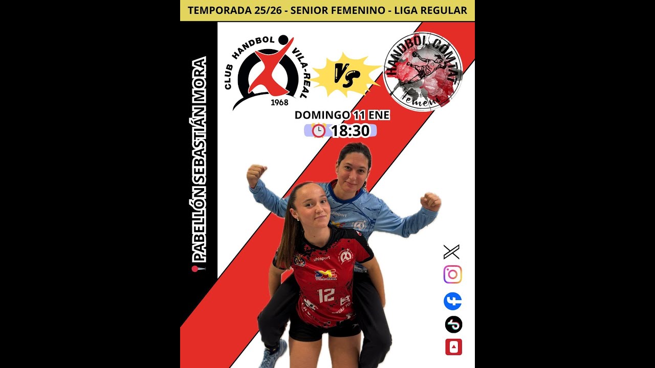 J12 T25/26 - P.M.A. C.H. VILA-REAL VS. HANDBOL COMTAT
