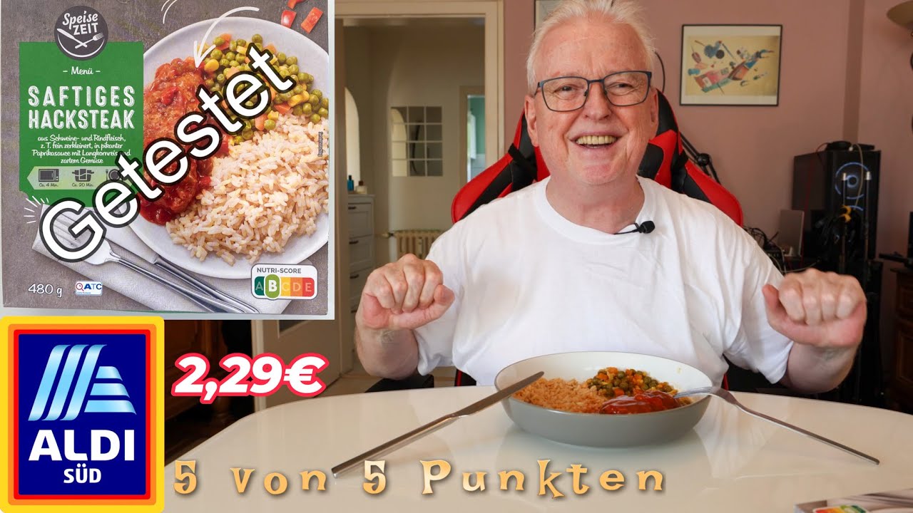 Speise Zeit: Saftiges Hacksteak von Aldi Nord&Süd für 2,29€ - Fertiggericht
