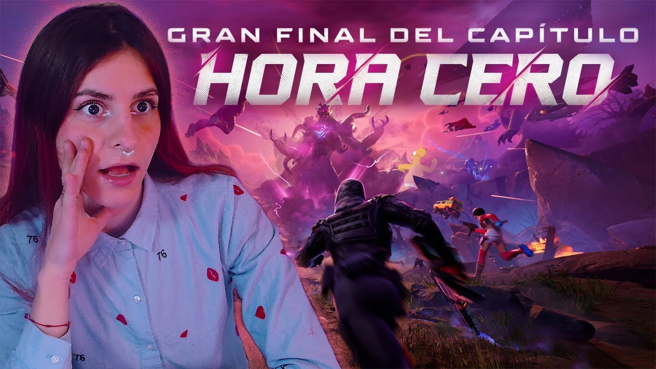 MI REACCIÓN AL EVENTO FINAL DE FORTNITE 😱 HORA CERO