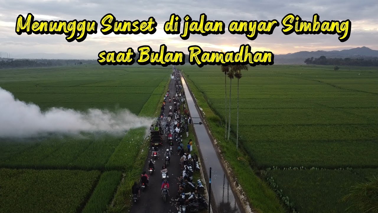 SUASANA DALAN ANYAR SIMBANG MANDIRAJA SAAT PAGI HARI BULAN RAMADHAN 2026