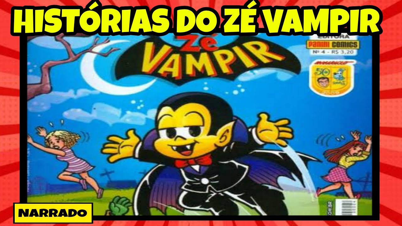 As melhores historinhas do ZÉ VAMPIR| TURMA DO PENADINHO| Quadrinhos da turma da Mônica [NARRADO]