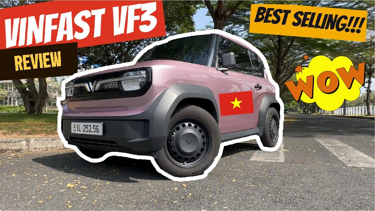 Vinfast VF3 quick review - HOT Mini EV Car in Vietnam