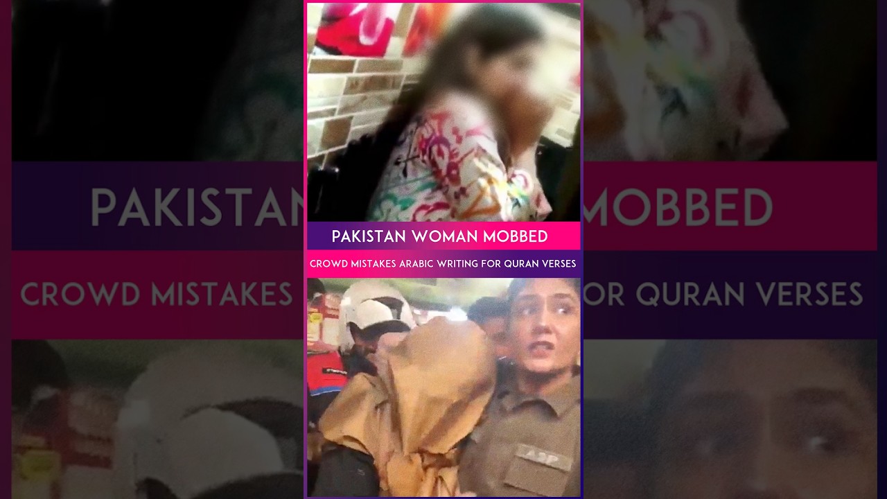 Pakistan Woman Gets Mobbed After Angry Crowd Mistakes Arabic Writing On Her Dress As Quran Verses