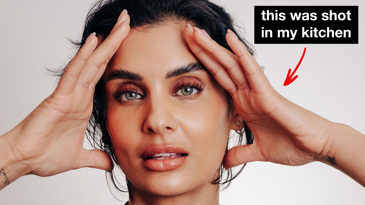 The SECRET To Beautiful Studio Portraits WITHOUT A Studio!