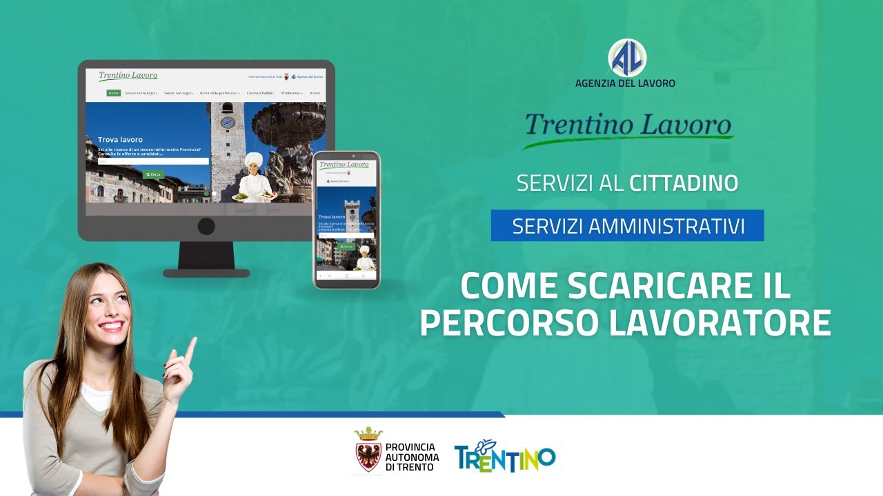 TRENTINO LAVORO - Come scaricare il Percorso lavoratore