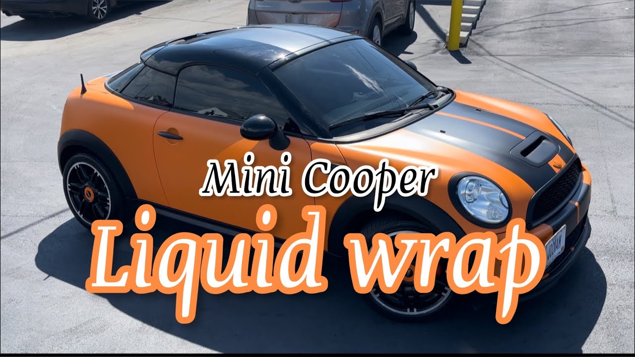 Mini Cooper Liquid Wrap Matte Orange 🍊