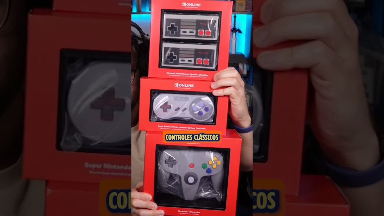 Controles cl&aacute;ssicos originais para Nintendo Switch #nintendo #nintendoswitch