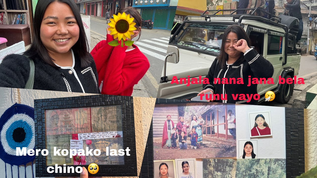 @anjalaraee  nana ghair janu vayo 🥺||ama ko report k aayo ta ||