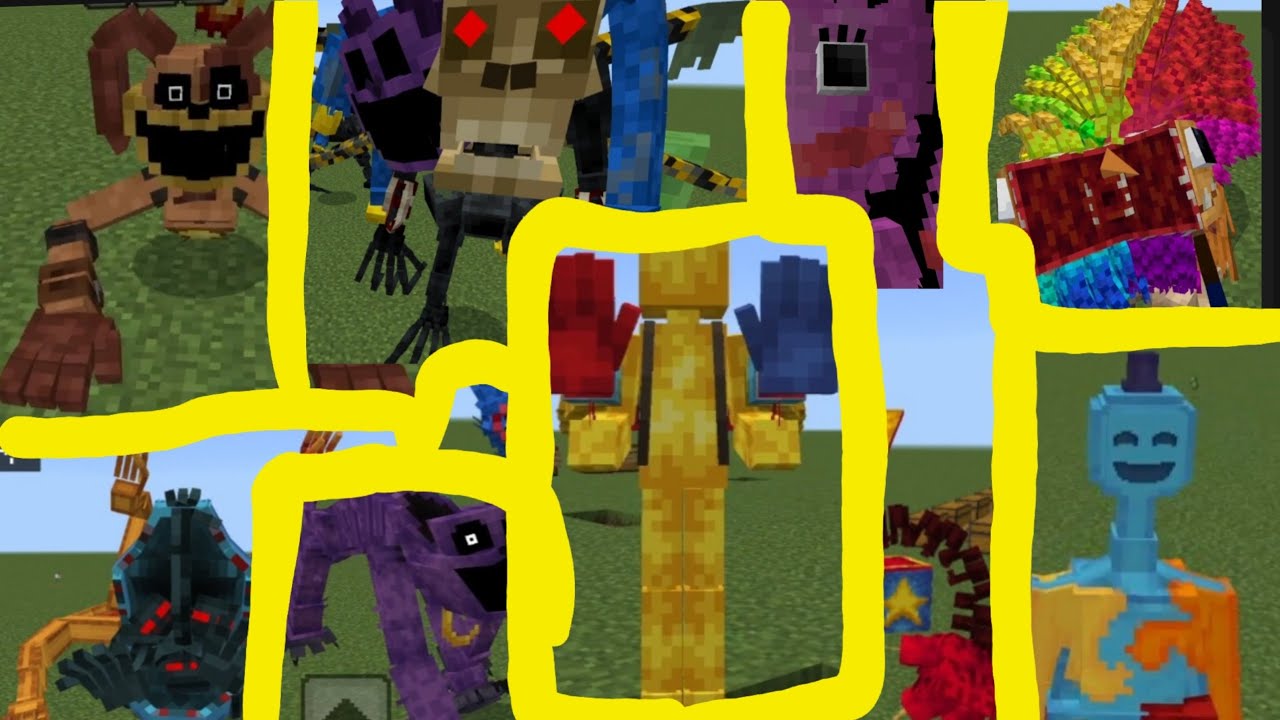 Yeni minecraft poppy playtime mod yenilenmiş hali HEMEN İZLE!!!!