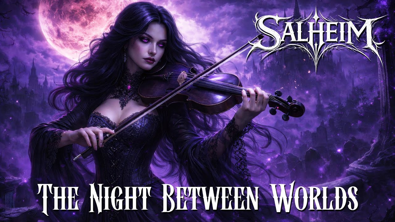 THE NIGHT BETWEEN WORLDS | 1 Hour Gothic Violin Metal Mix | Fantasy Music for Focus & Gaming