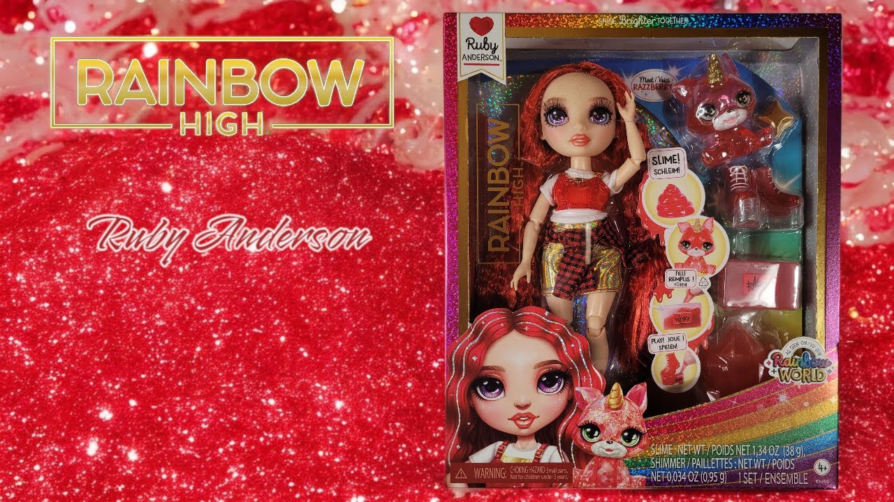 Rainbow High Slime Ruby Anderson review.