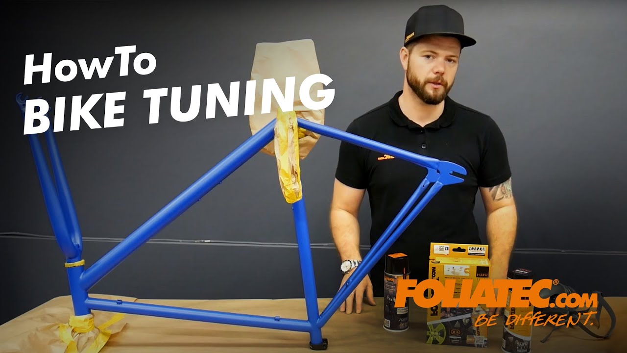 HowTo - Bike, Pin Striping, Interior Color Spray, Sprüh Folie - FOLIATEC.com