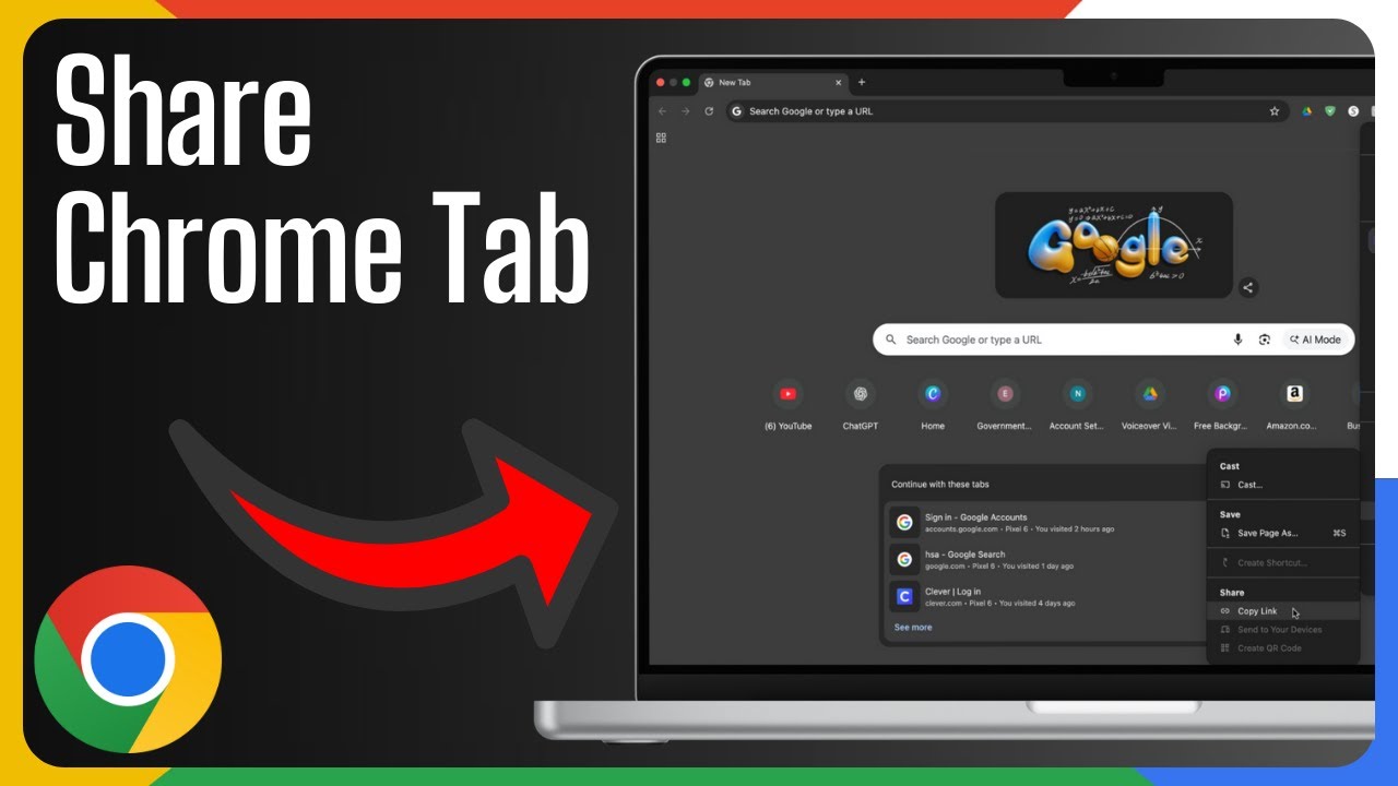 How to Share a Chrome Tab &mdash; Step by Step Guide