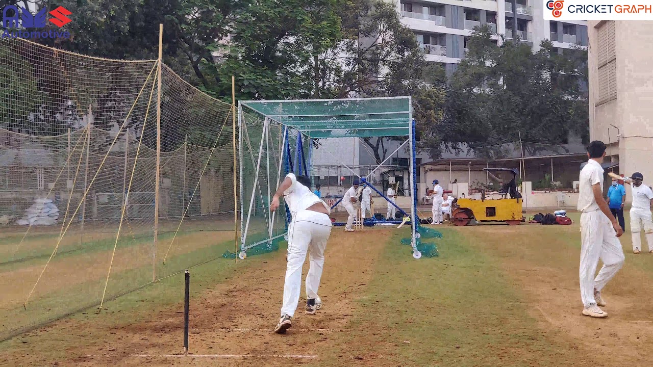 Automotive Cricket Nets Practise at MIG cricket academy ground in Bandra