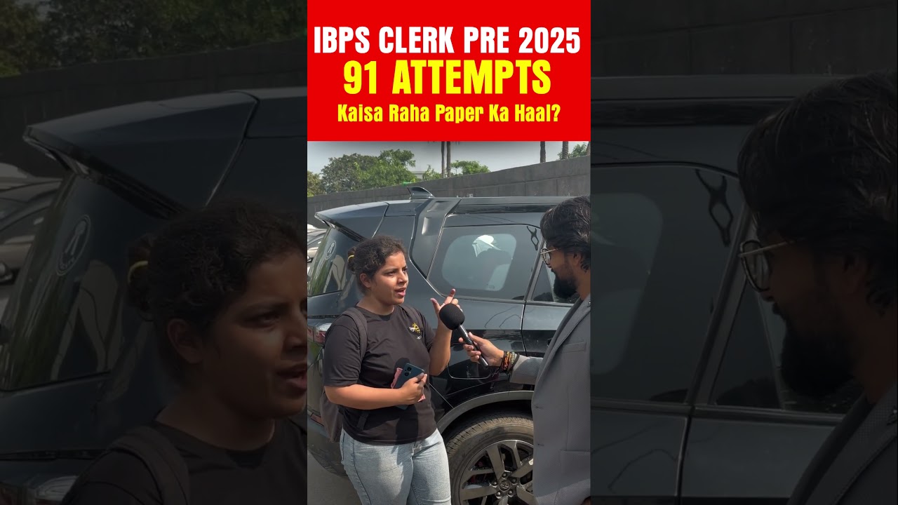 IBPS Clerk Pre 2025 | 91 Total Attempts | w Puneet Sir
