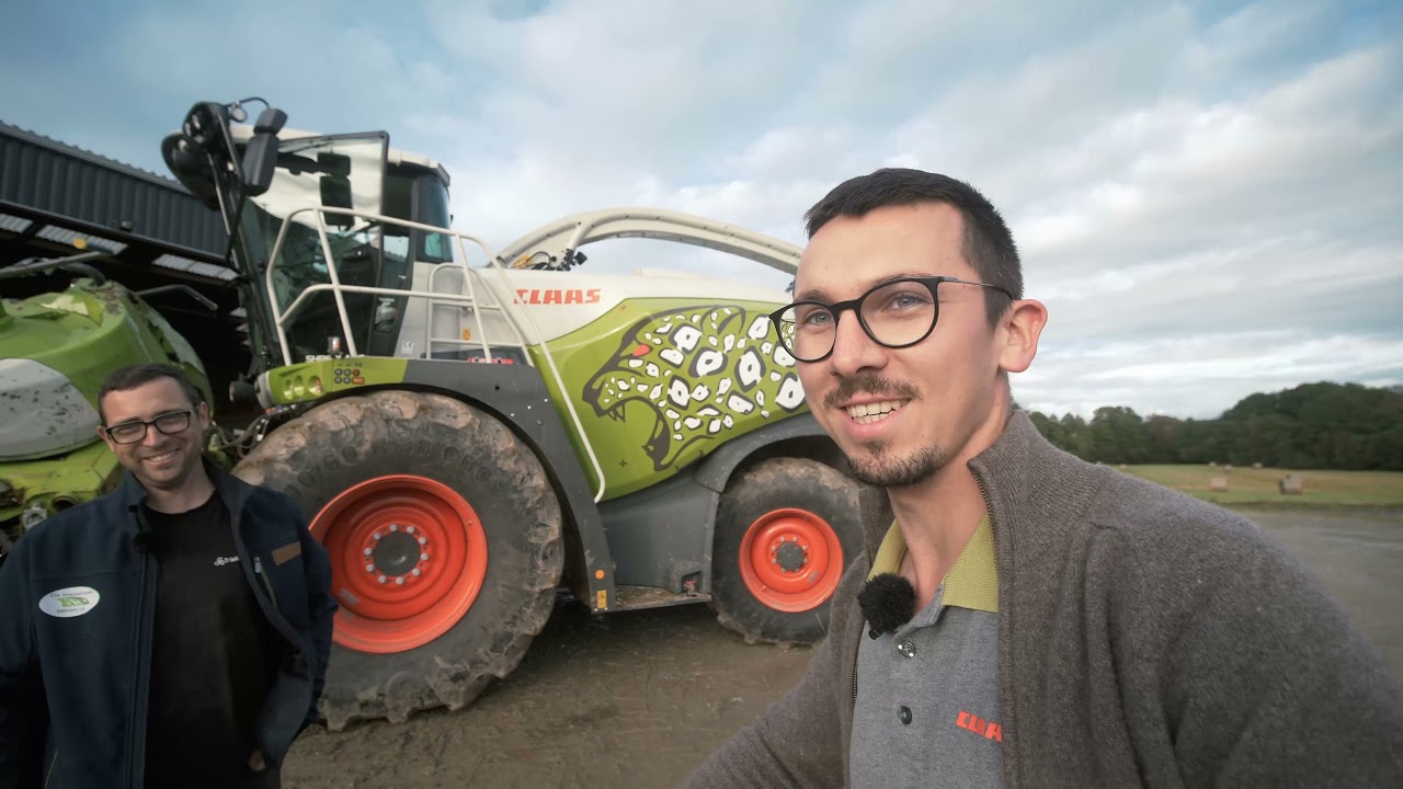 JE SUIS EN BRETAGNE POUR UNE JOURNÉE D'ENSILAGE EN CLAAS JAGUAR 🐆  🌽