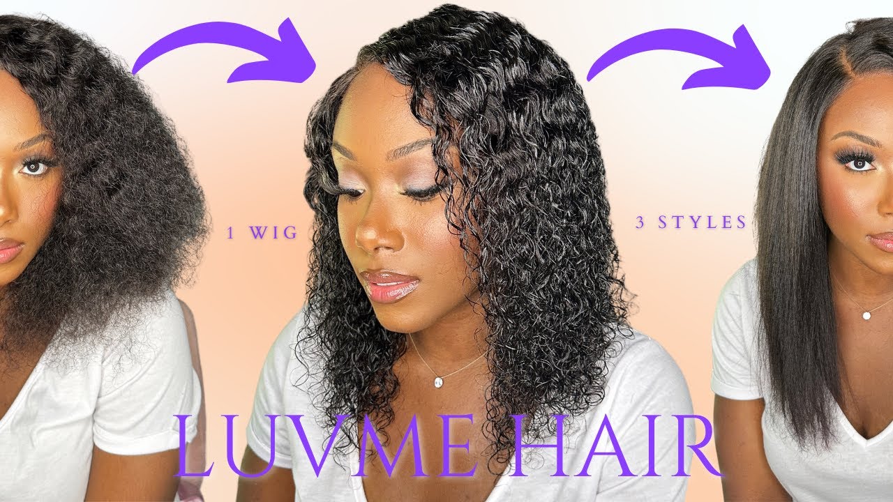 ОН СНОВА ЗАВЬЁТСЯ?!? | LUVME HAIR Мокрый и волнистый бесклеевой парик