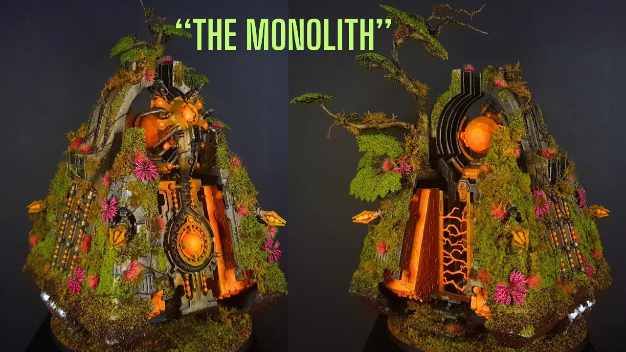 The MOST UNUSUAL Warhammer 40k paint scheme! Overgrown Necrons