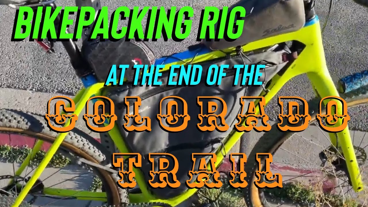 Bikepacking Rig at the End of the Colorado Trail Race 2024