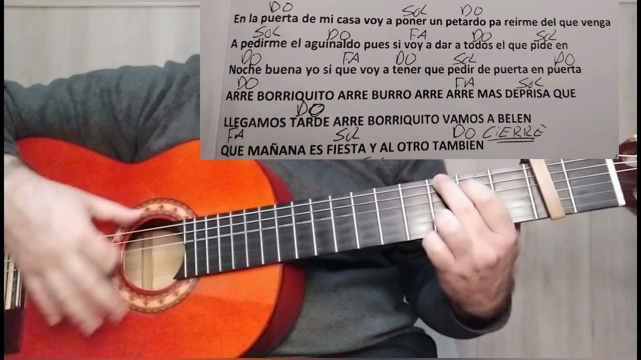 Popurrí de rumbas de villancicos populares.Letra y acordes.