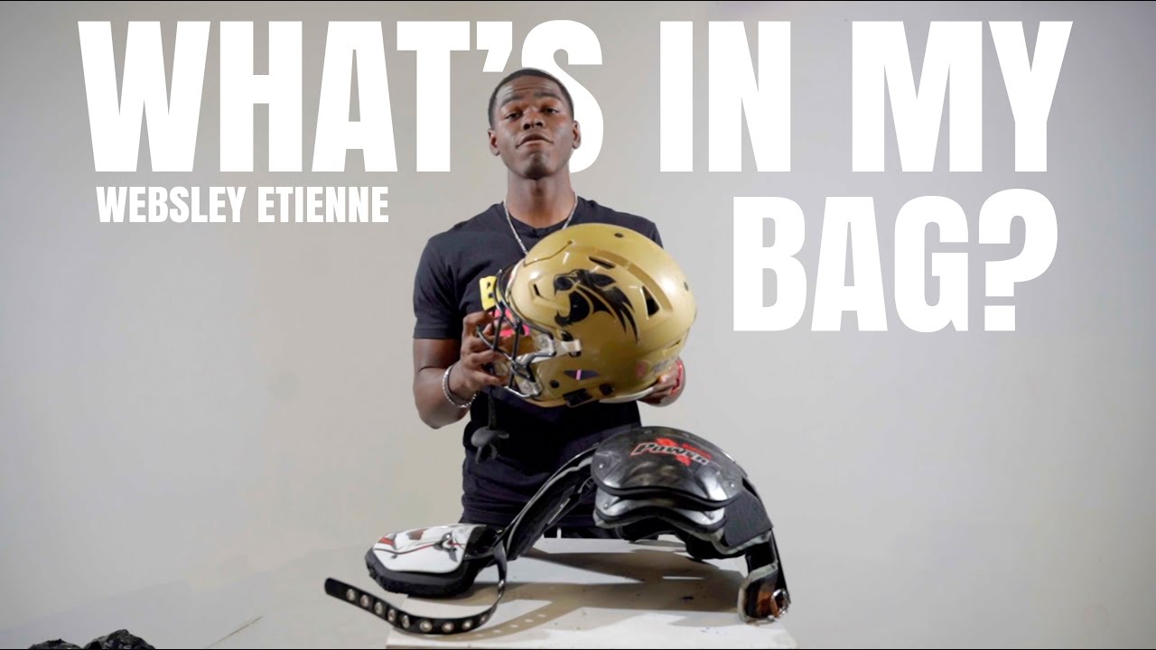 WHAT'S IN MY BAG?? with Arkansas State Commit Websley Etienne
