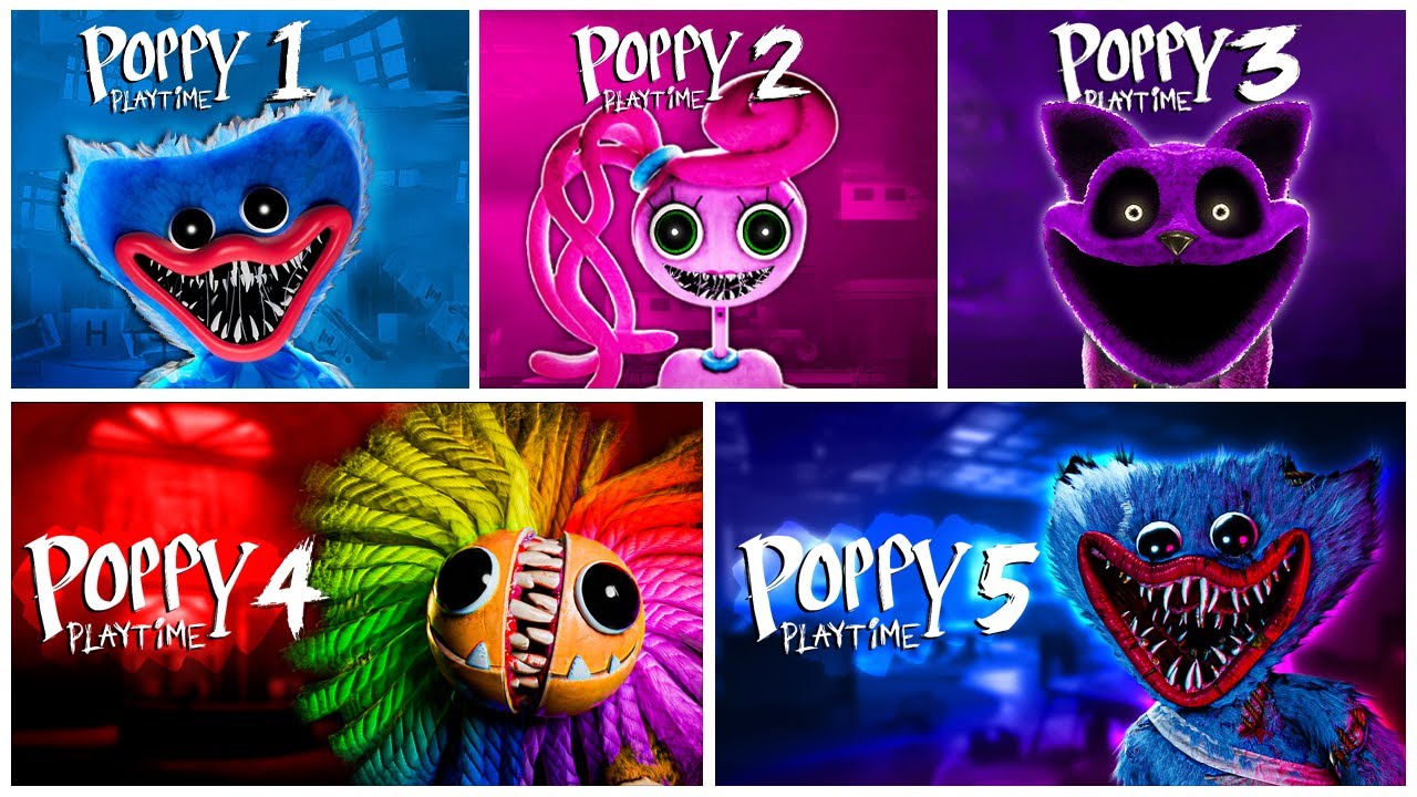 Poppy Playtime: Chapter 1, 2, 3, 4 & 5 Full Gameplay Walkthrough Ending | Poppy Playtime: 5 Gameplay