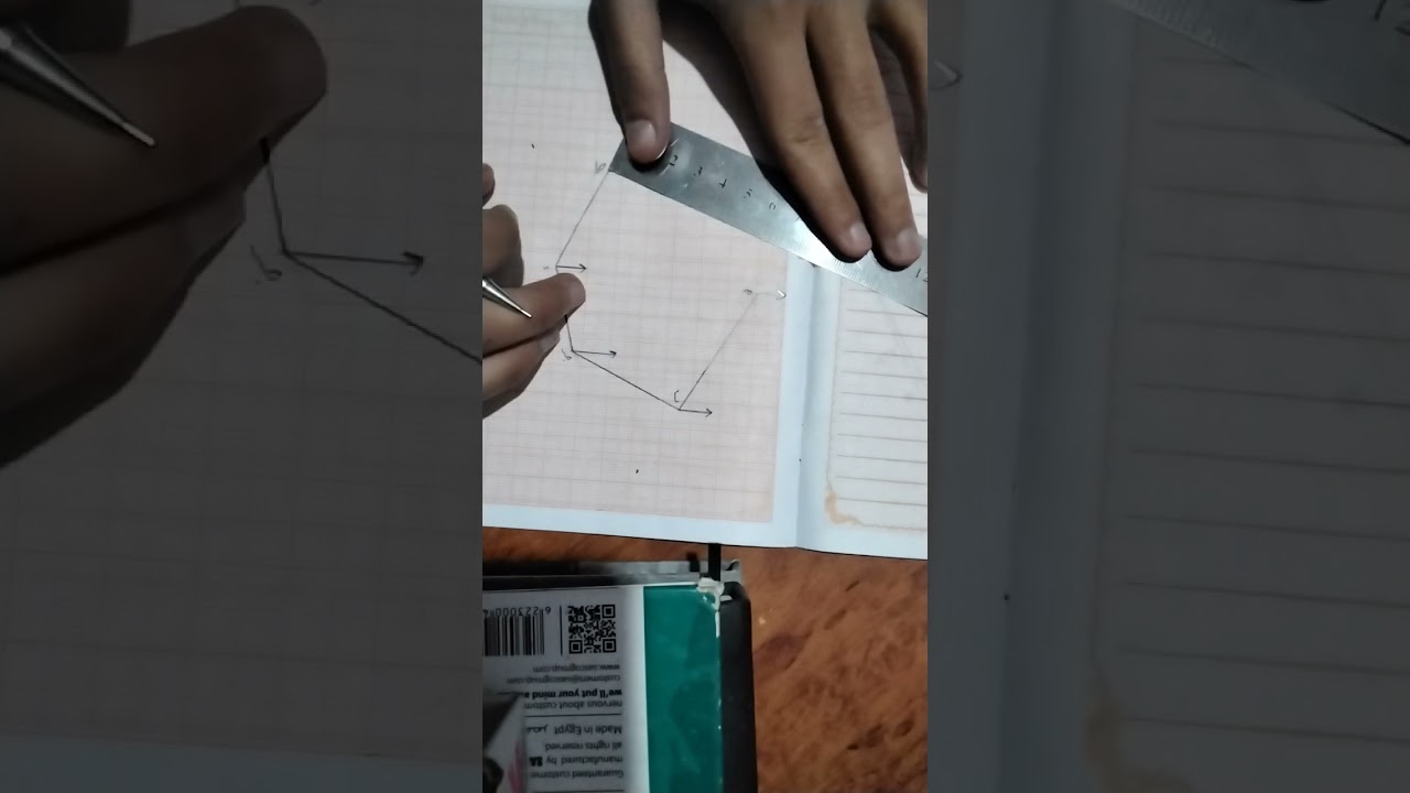 كيفية رسم الترافيرس بعد تصحيح الخطأ ...مادة مبادئ المساحة