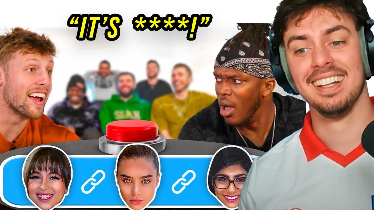 Reacting to SIDEMEN GUESS THE LINK: OFFENSIVE EDITION