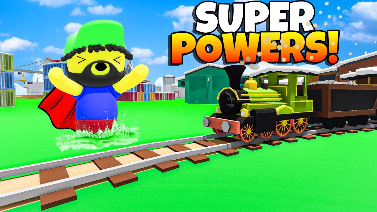 I Used Super Powers To Defeat The Evil Wobbly Life Train!