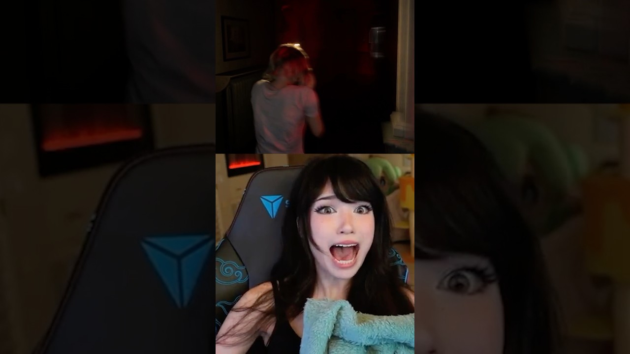 Emiru Getting Jumpscared In Resident Evil Requiem