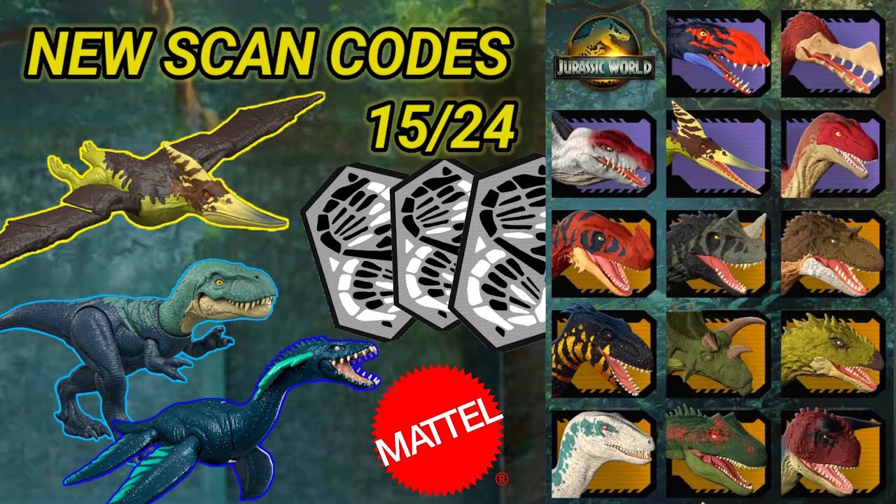 All Jurassic World Survival 2026 Scan Codes Part 5!! (15/24)