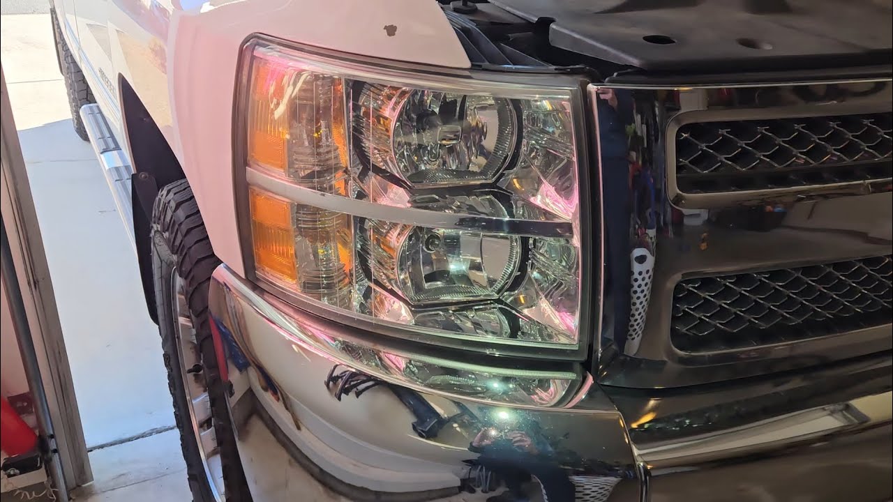 2013 Silverado Passenger Side Low Beam Headlight Bulb Replacement: How to Access The Bulb