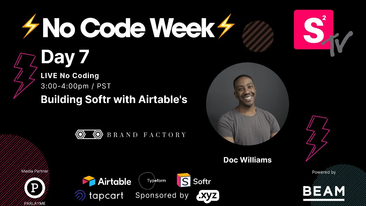 No Code Week: Brand Factory, Building Softr with Airtable