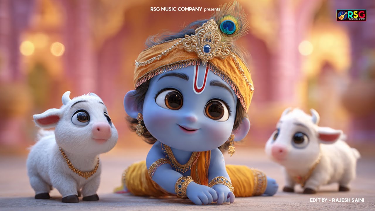 छोटी छोटी गैया - Choti Choti Gaiya Chote Chote Gwal | Krishna Bal Leela | Little Krishna Song